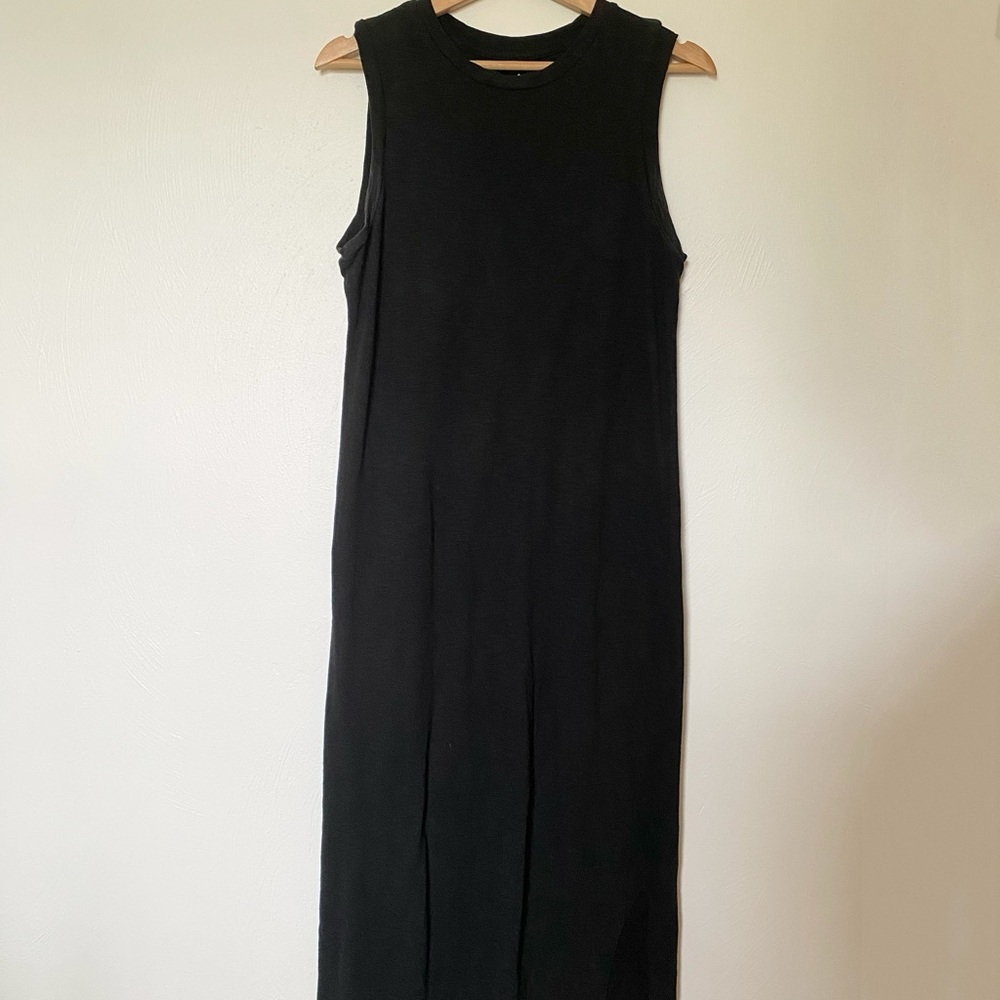 Universal Thread Black Sleeveless Maxi Dress